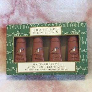 Crabtree Evelyn Gardeners Hand Therapy Mini Four Pack 4x.9oz tubes NWT Canada